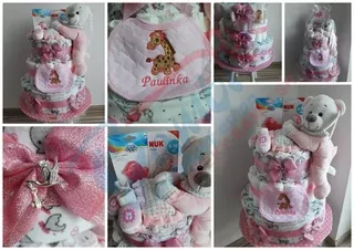 Plienková torta - maxi ružová