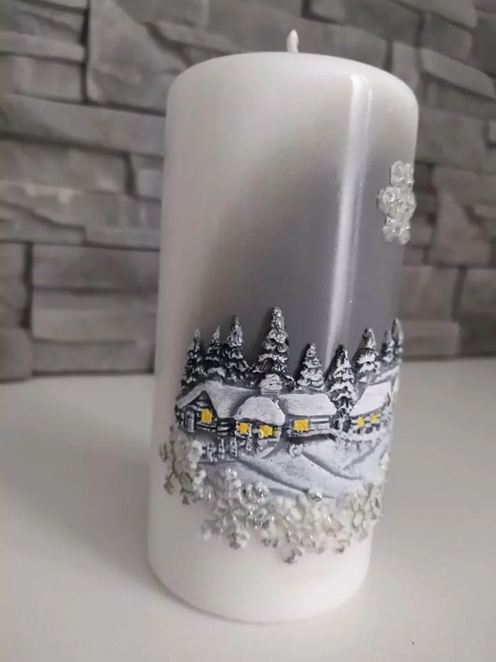 xSviečka s 3D obrázkom