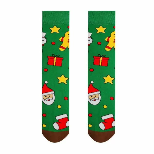 Ponožky Christmas time – zelené