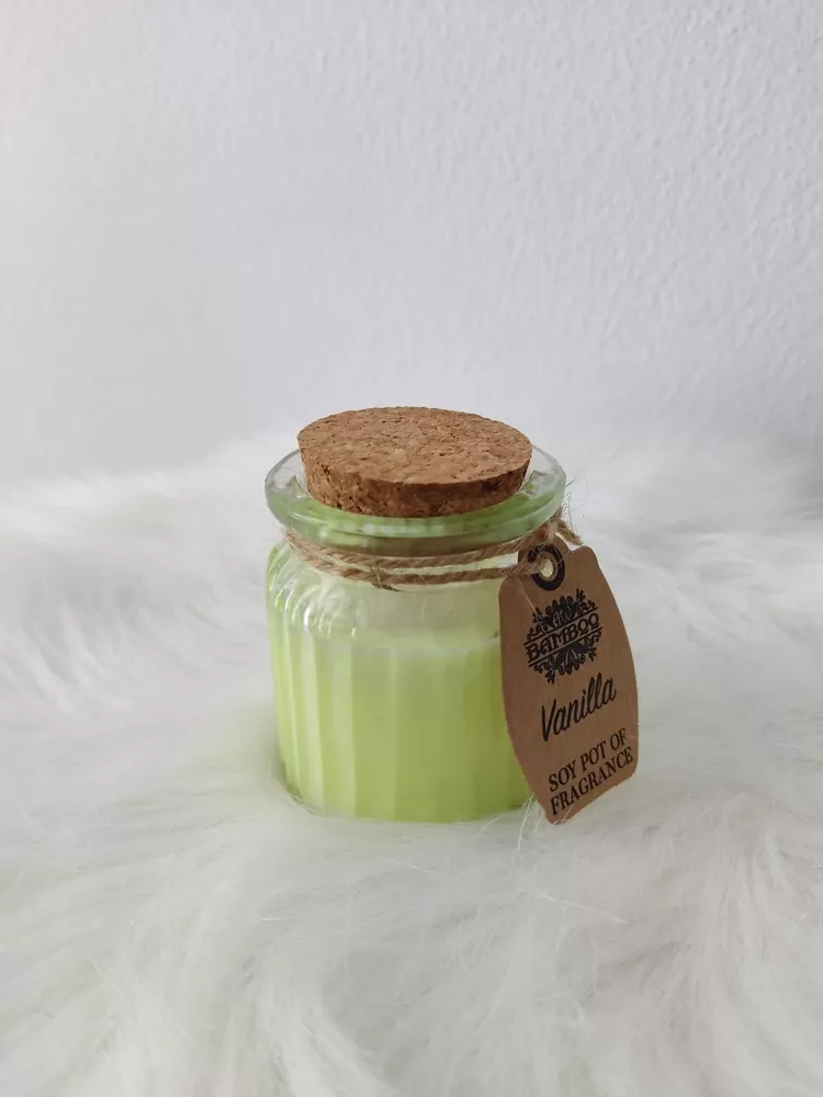 Sviečka s korkovou zátkou - Vanilla