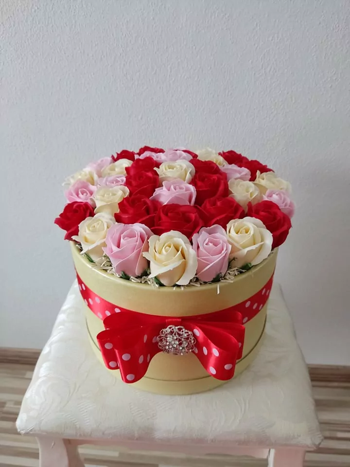 Flowers box - Ruže maxi