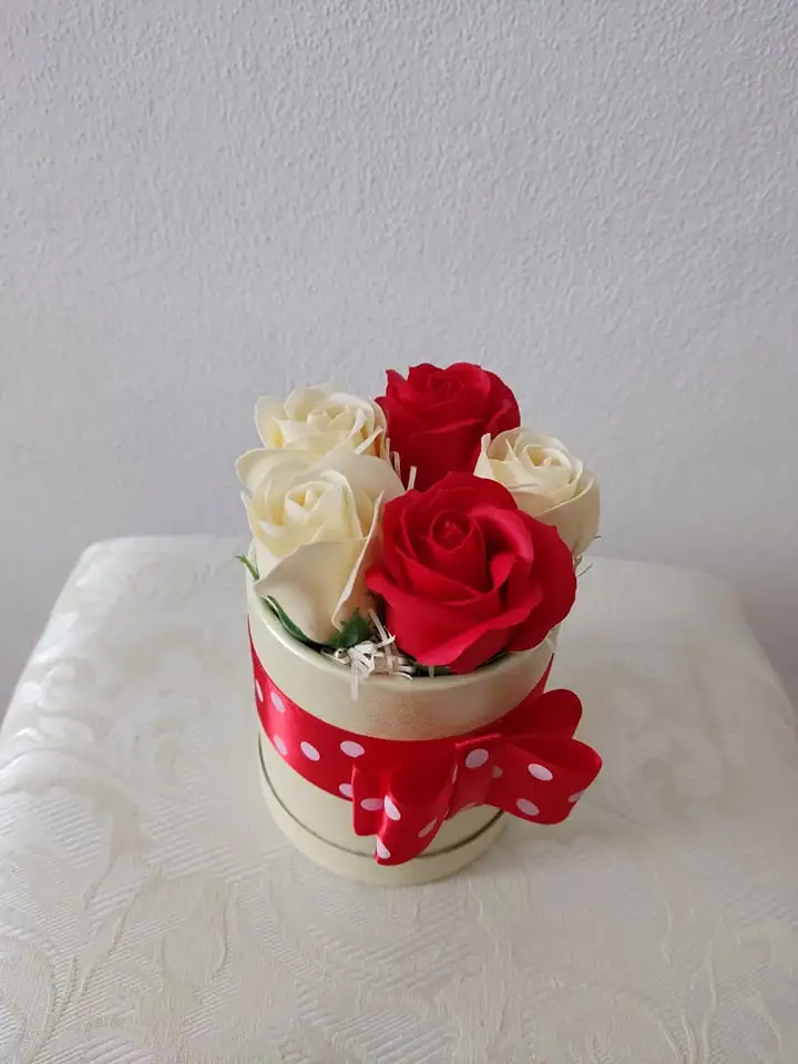 Flowers box - Ruže mini