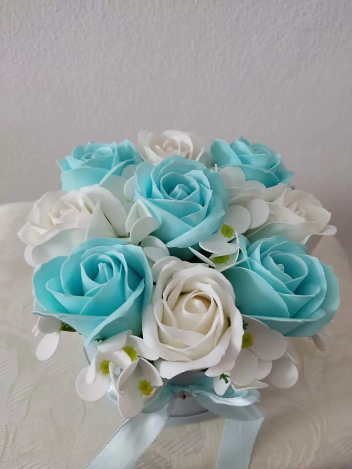 Flowers box - Blue