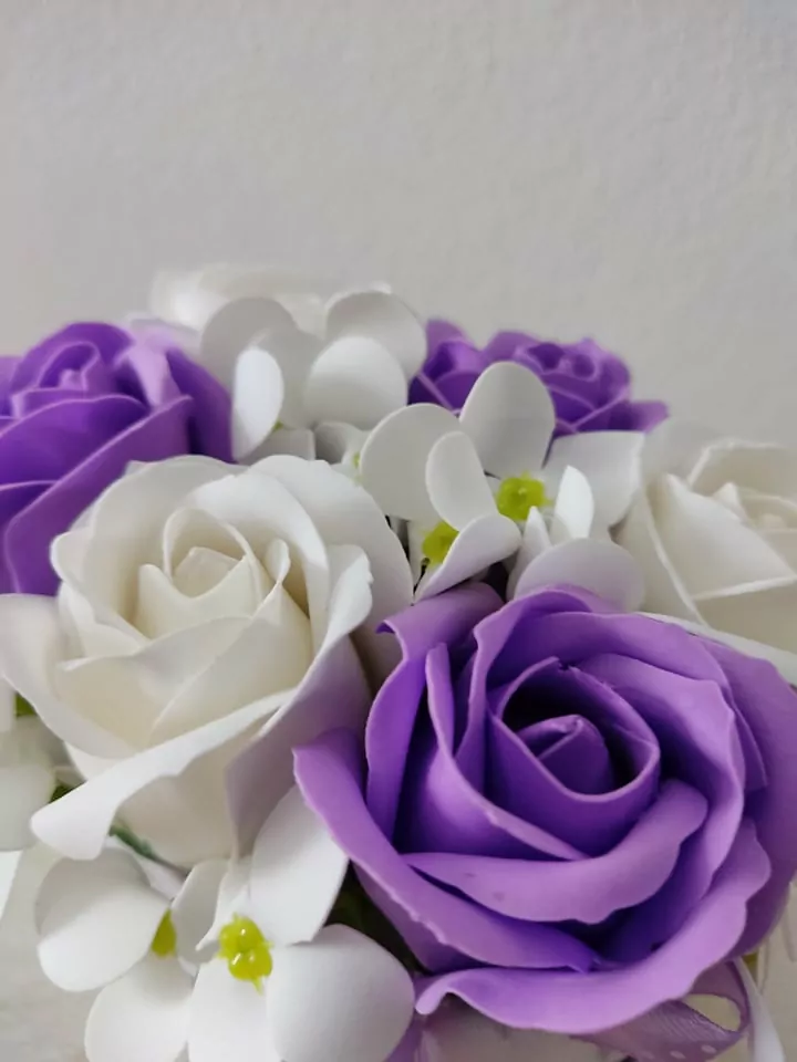 Flowers box - Biely