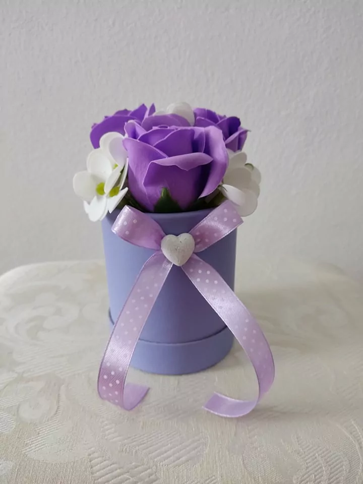 Flowers box - Fialový 1