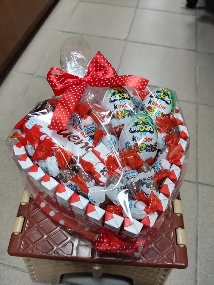 Kinder torta - Srdiečko