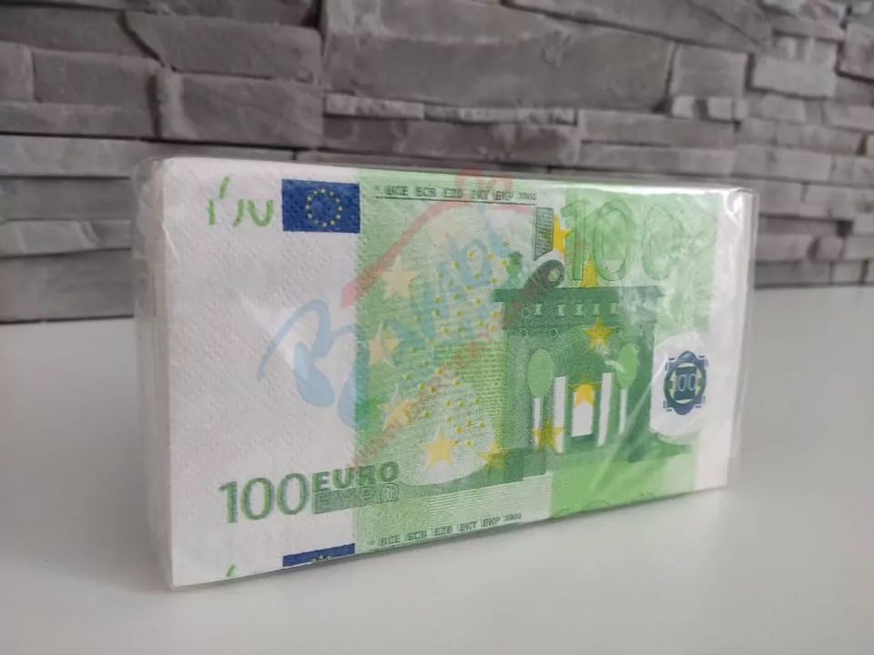 Papierové obrúsky 100€