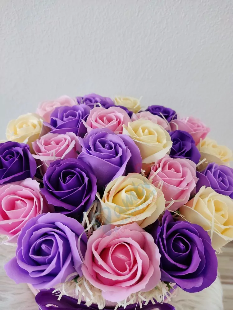 Flowers box- fialový maxi