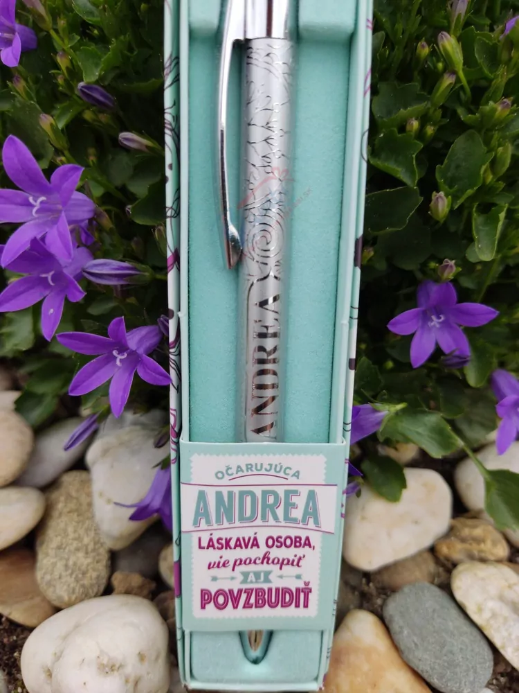 Pero s menom: Andrea- strieborné