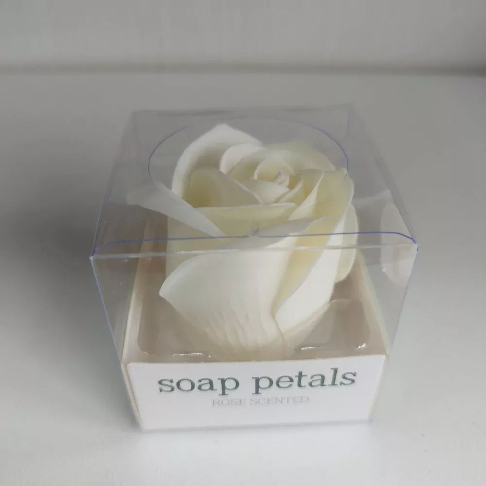 Mydlová ružička v krabičke