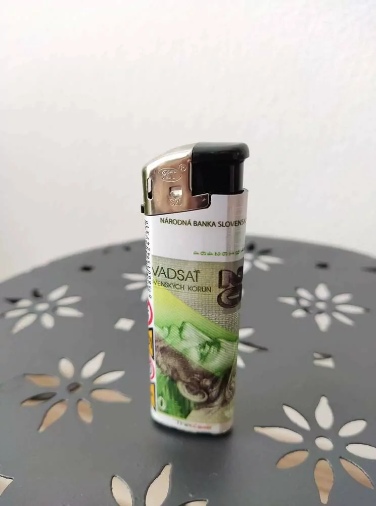 Zapaľovač slovenské koruny