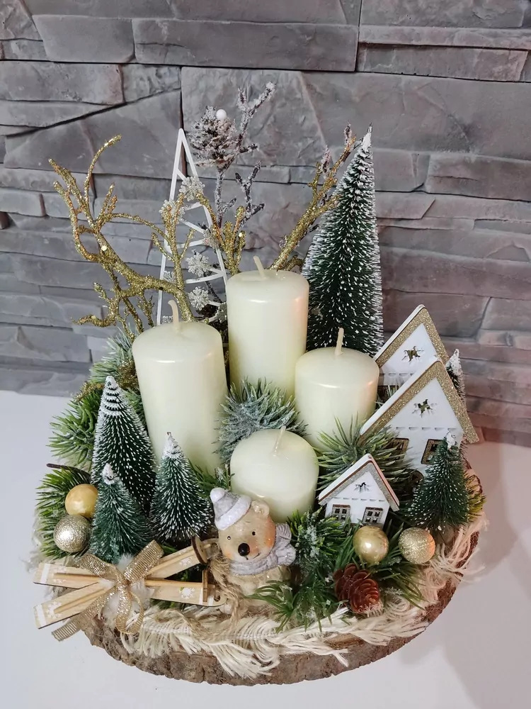 xRozprávkový adventný svietnik
