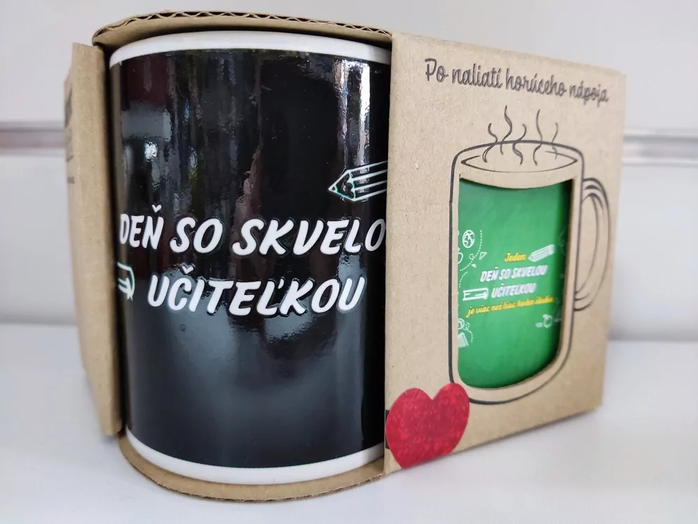 Meniaci sa hrnček - Učiteľka