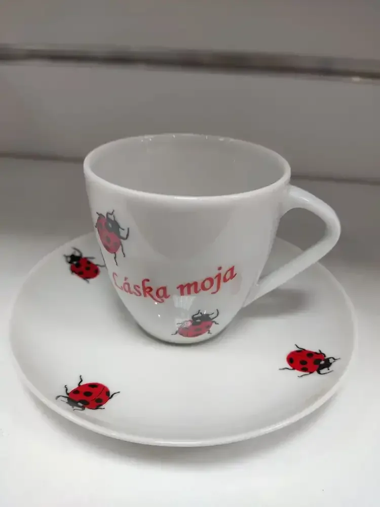 Hrnček s podtáckou - Láska moja