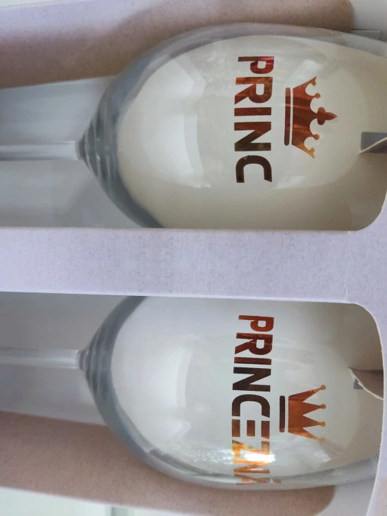 Poháre na víno Princ a Princezná
