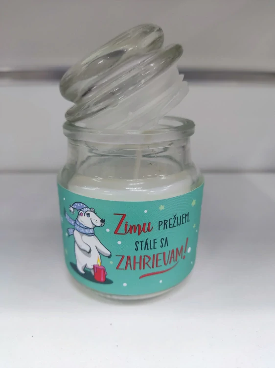 Sviečka Zimu prežijem, stále sa zahrievam!