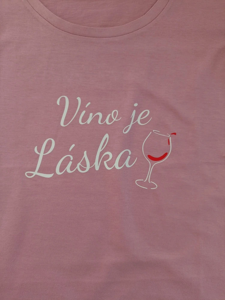 Tričko Víno je láska