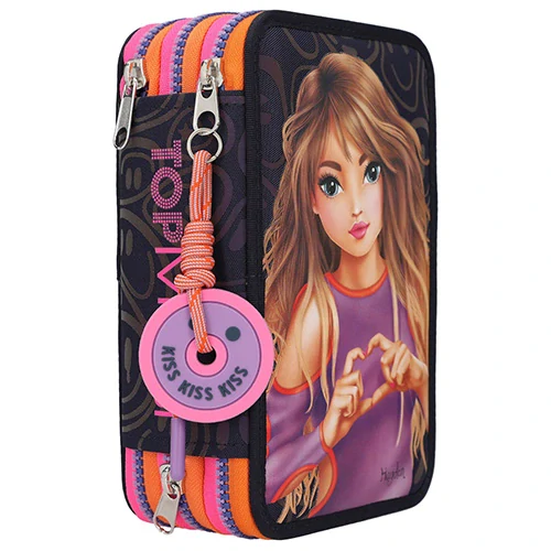 Peračník 3 poschodia s výbavou a príveskom, Fialový, Hayden TOP MODEL