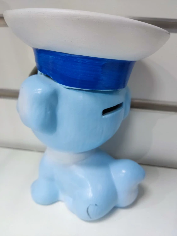 Pokladnička modrý psík