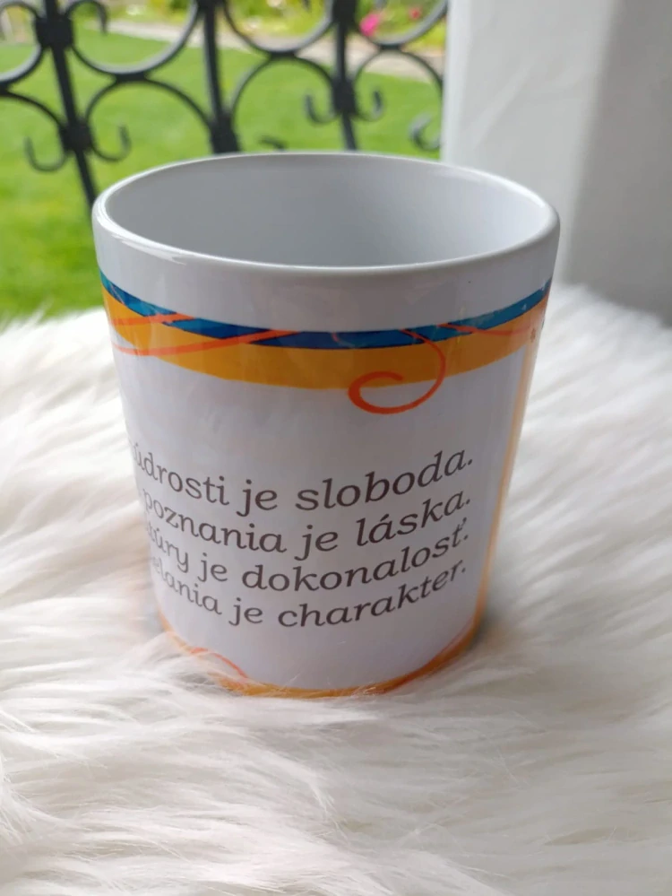 Hrnček na promócie s citátom
