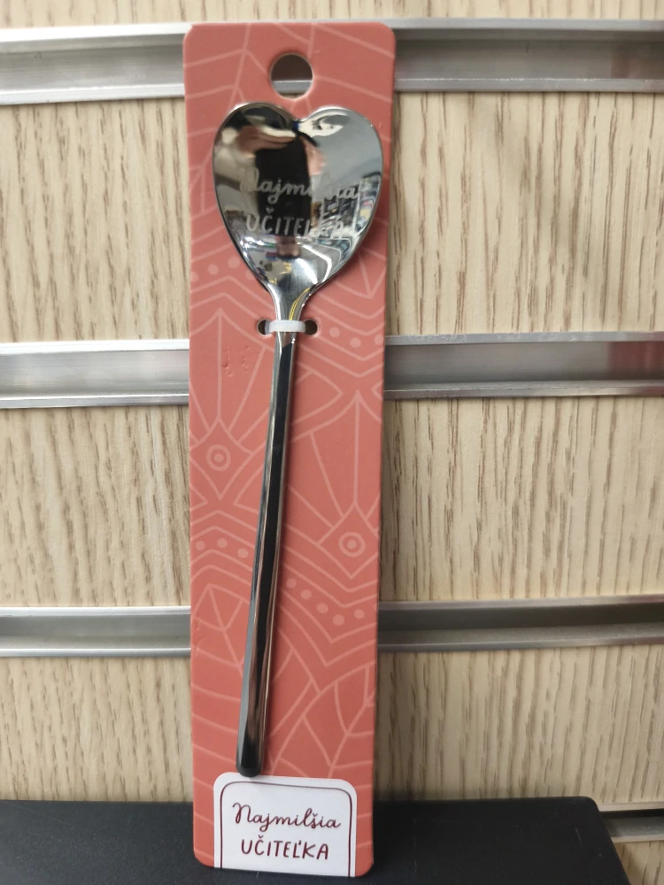 *Srdiečková lyžička NAJMILŠIA UČITEĽKA