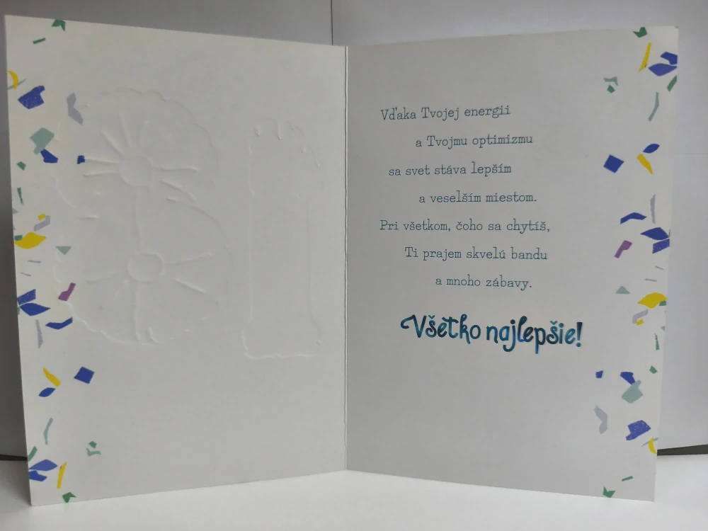 Blahoželanie k 18. narodeninám konfety