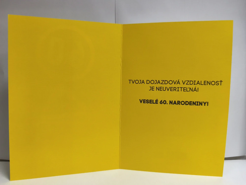 Blahoželanie k 60. narodeninám značky