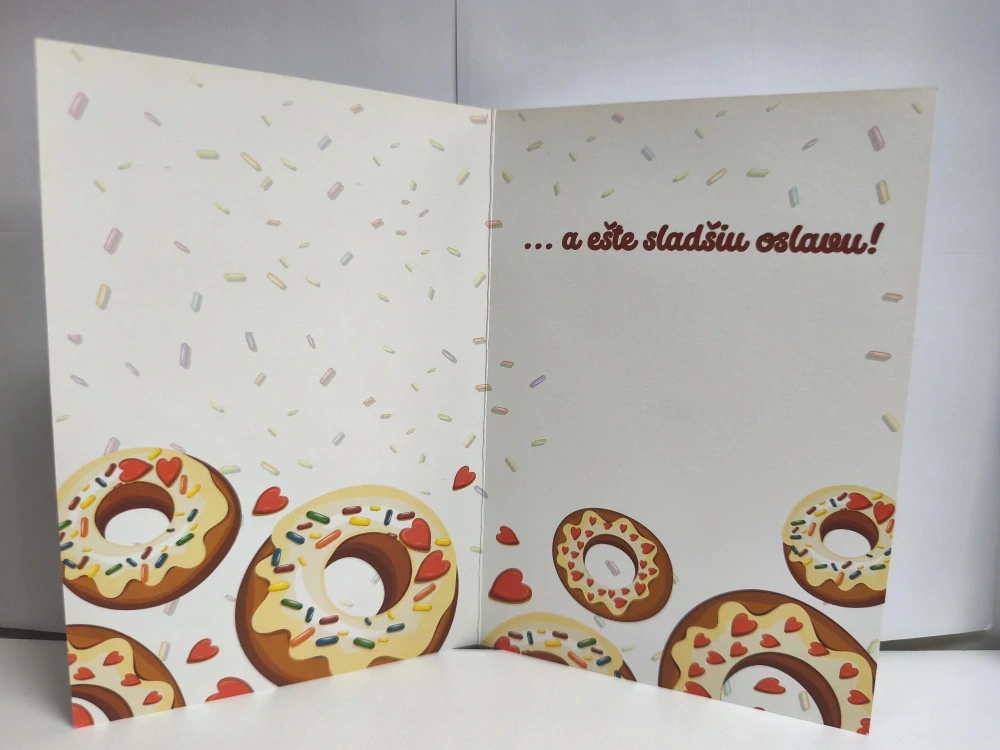 Blahoželanie k narodeninám donut