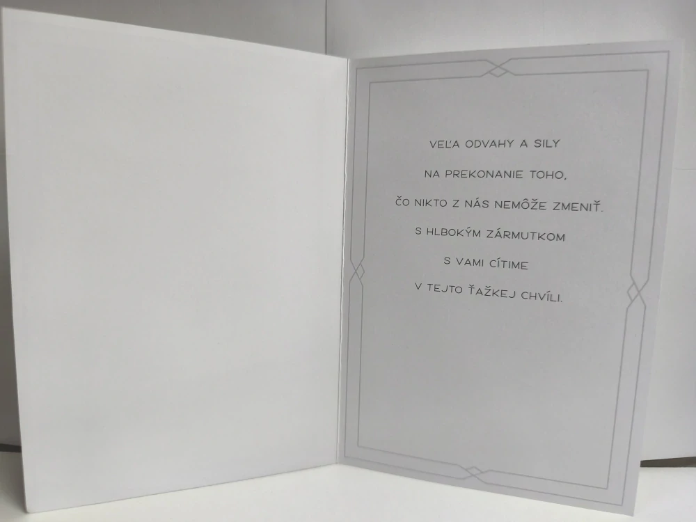 Prianie Úprimnú sústrasť