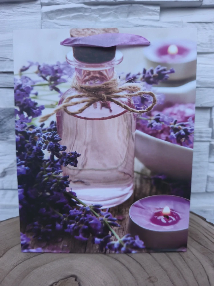 💜 Darčeková taška s levanduľovým motívom 2