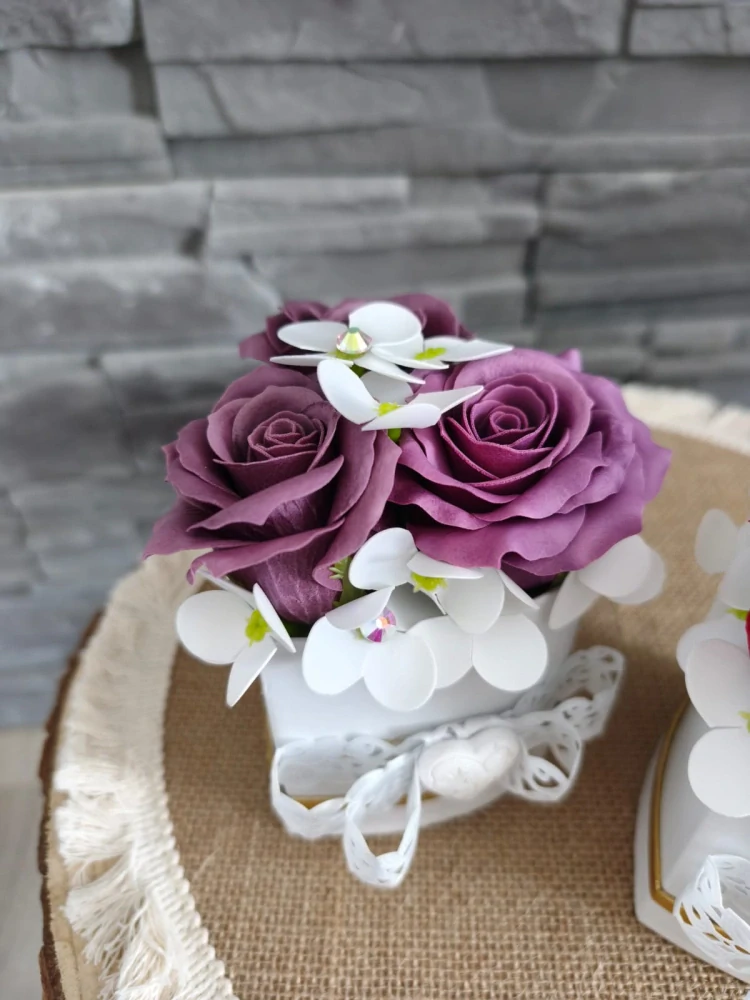 Mydlový box srdiečko 2 druhy