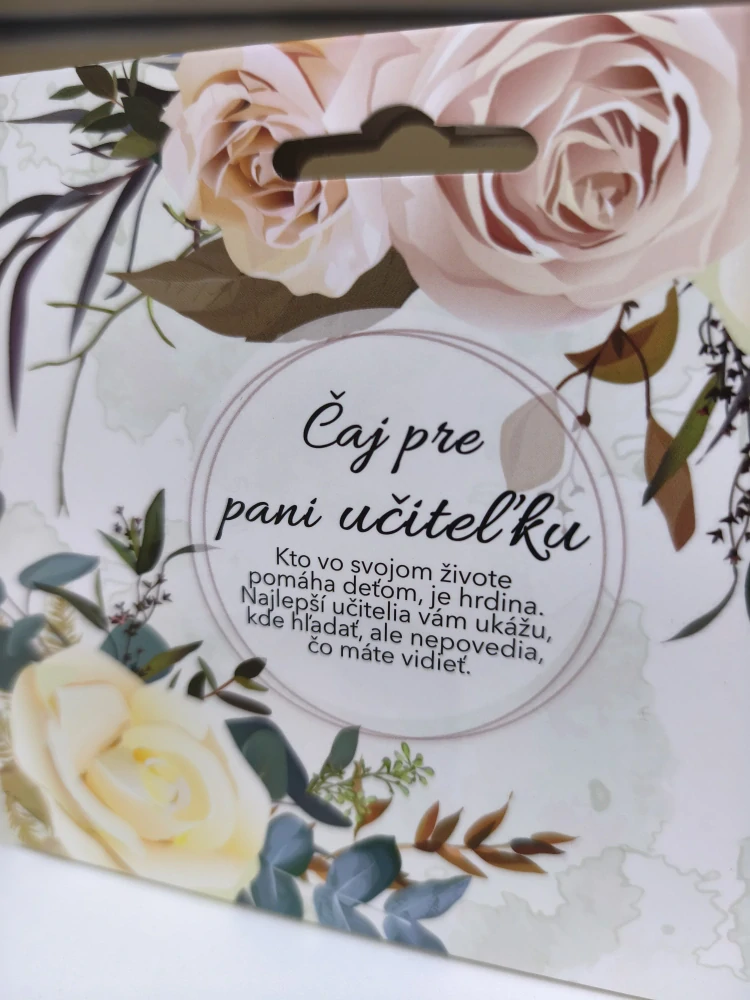 Čaj Pre učiteľku