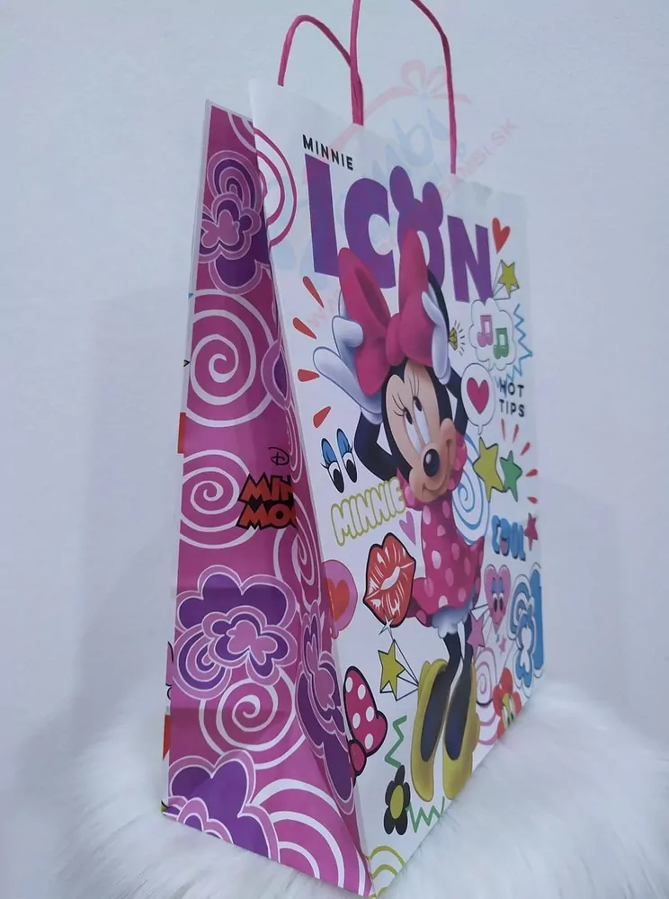 Darčeková taška s detským motívom Minnie 
