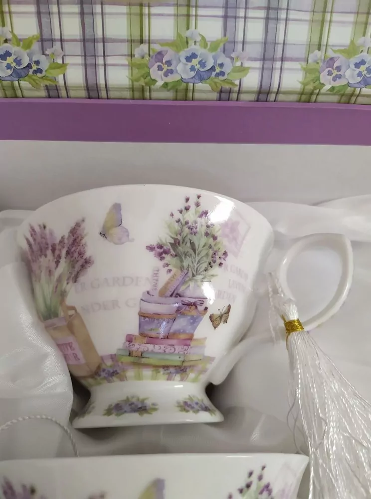 Porcelánová sada Levanduľa