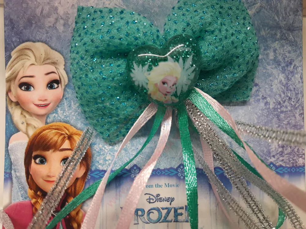 Modrá sponka do vlasov Frozen