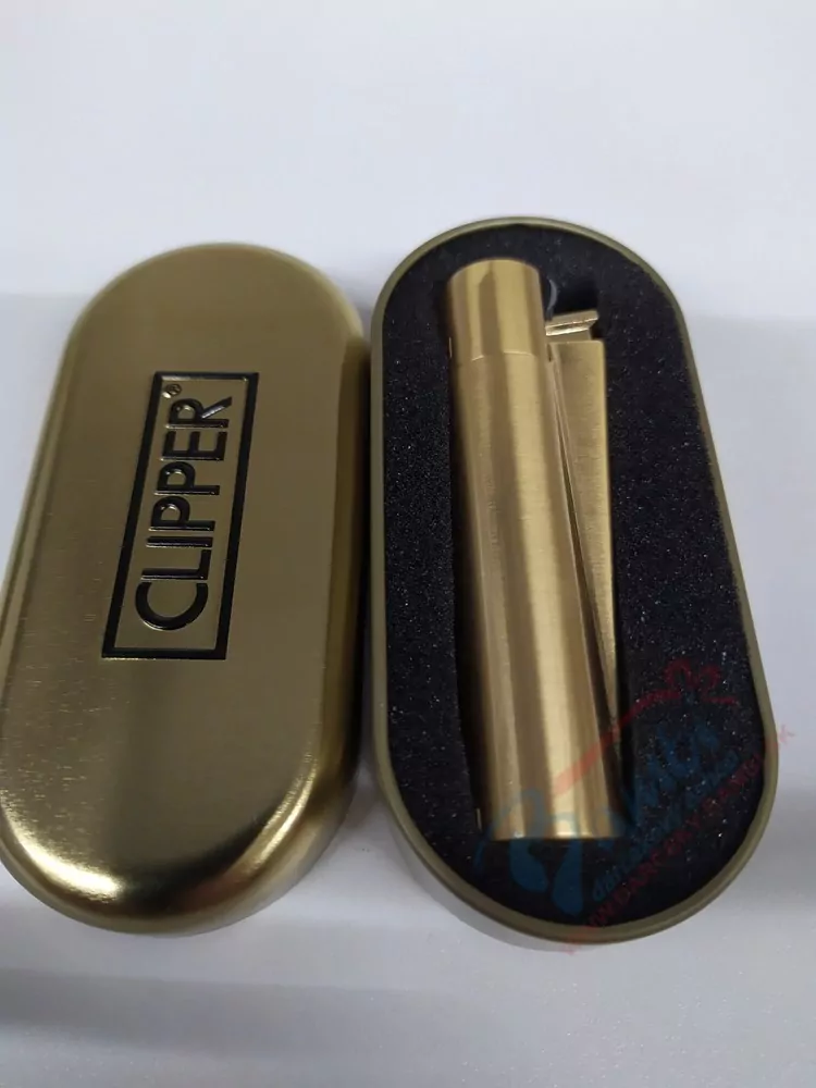 Zapaľovač Clipper zlatý
