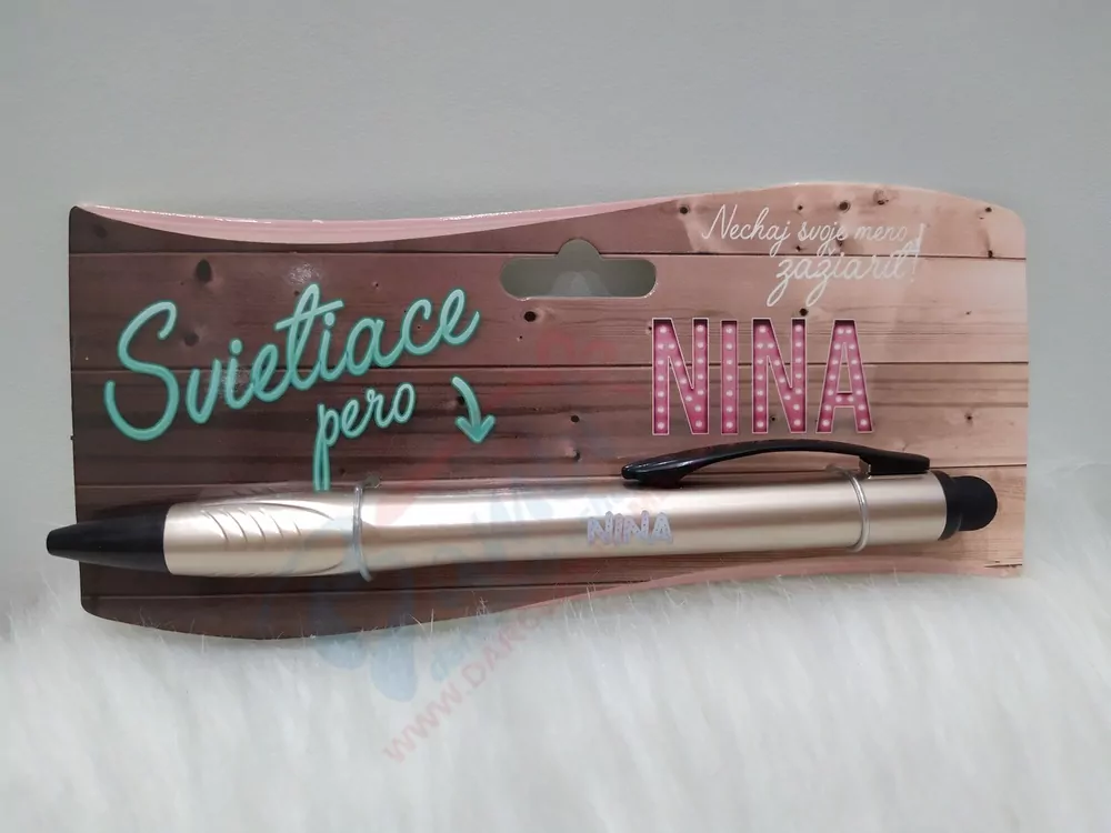 Svietiace pero Nina