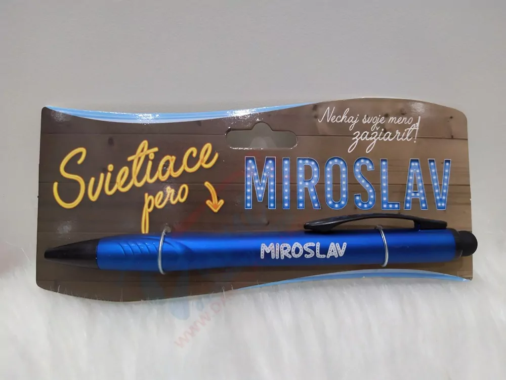 Svietiace pero Miroslav