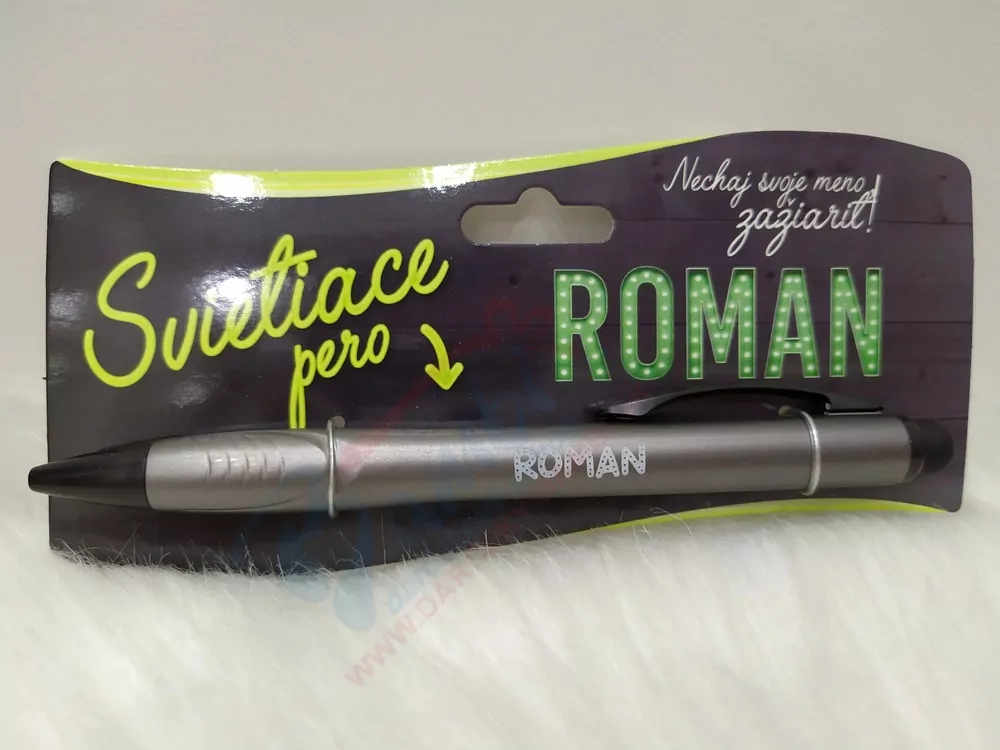 Svietiace pero Roman