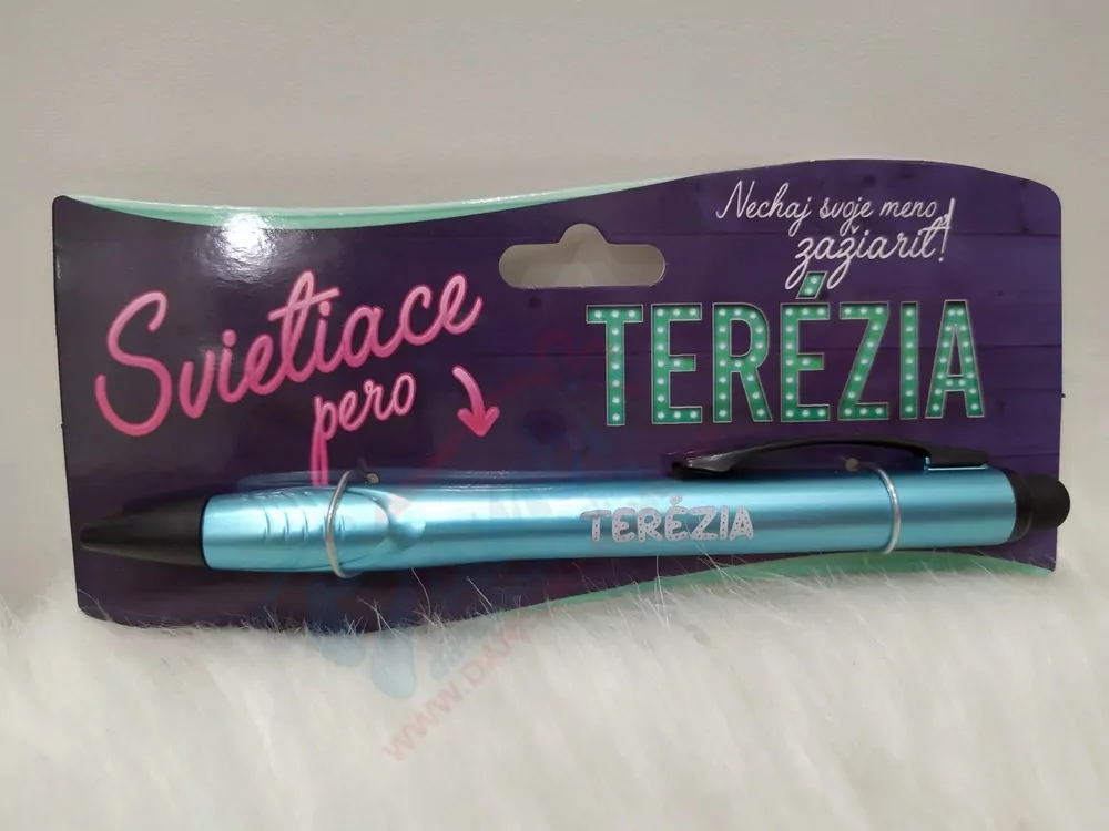 Svietiace pero Terézia