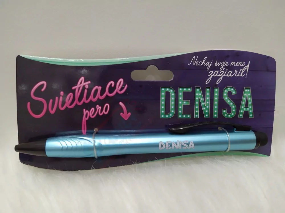 Svietiace pero Denisa