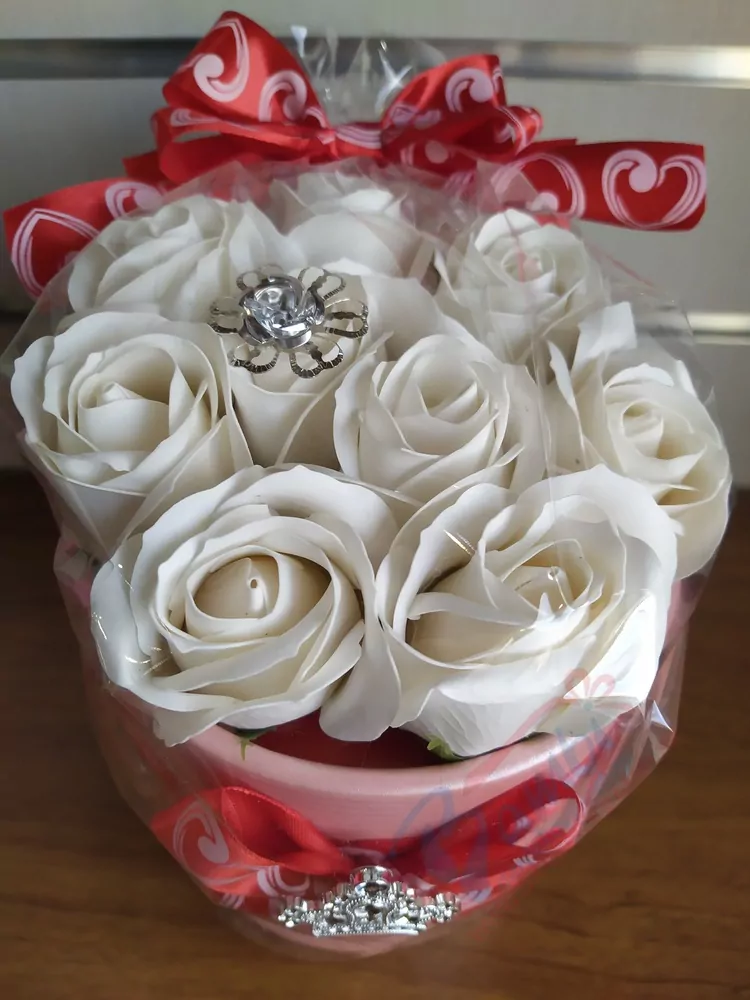 Mydlový flower box White9