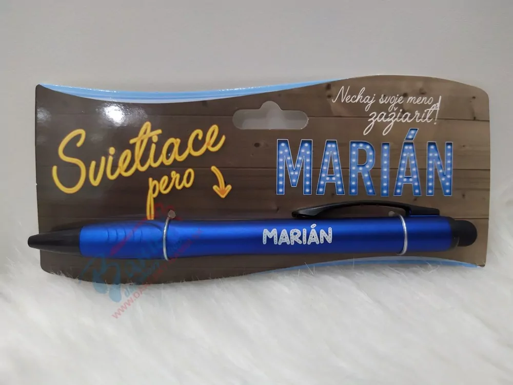 Svietiace pero Marián