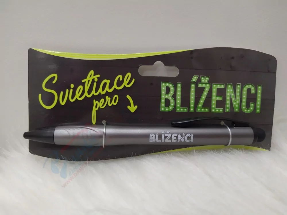 Svietiace pero Blíženci