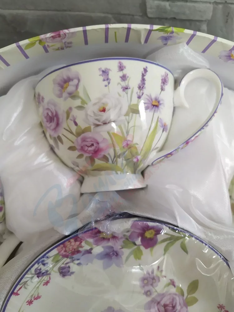 Fialová sada porcelánu v Anglickom štýle Exclusive