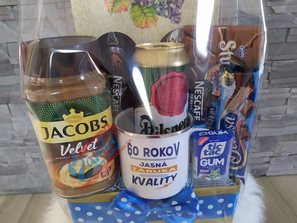 Darčekový kôš s hrnčekom