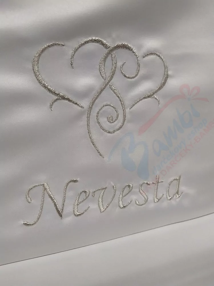 Podbradníky - vyšívané Ženích, Nevesta