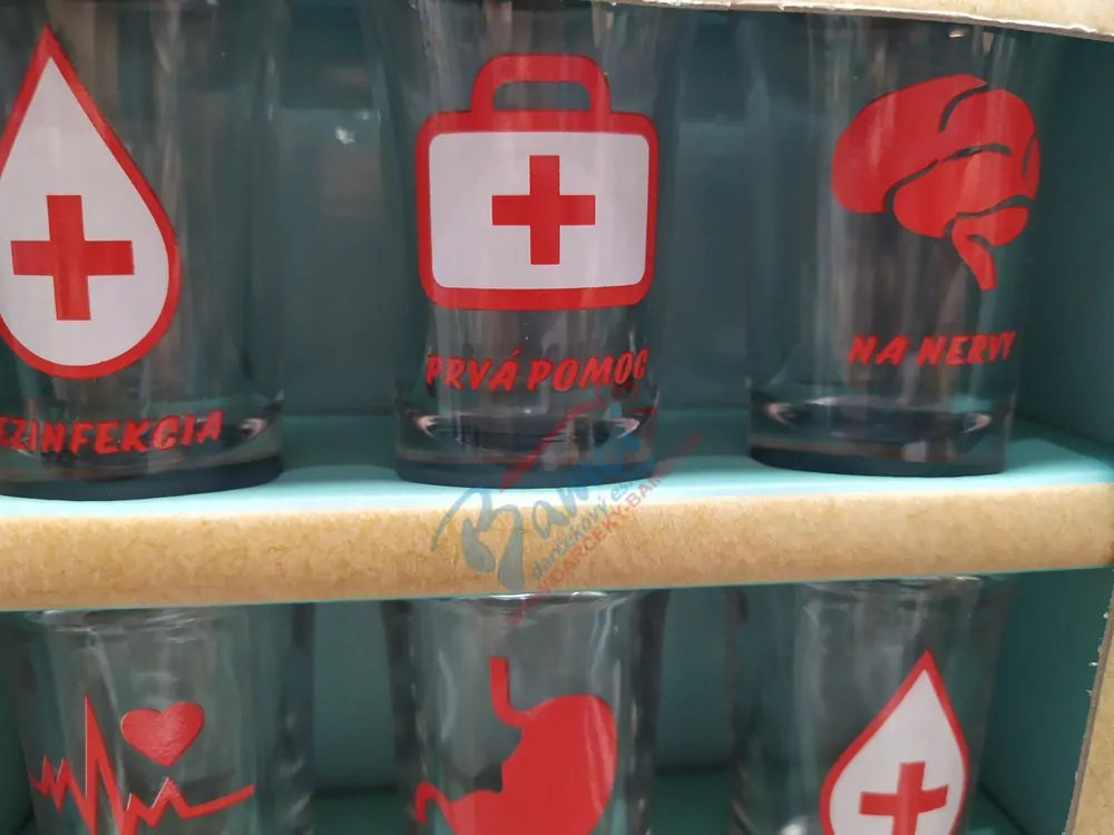 Sada panákov - domáca lekáreň