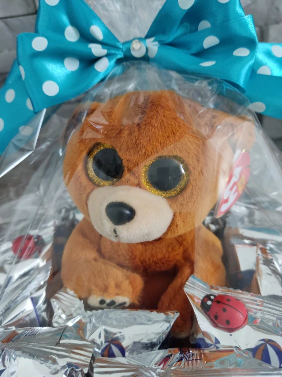 Brumíková torta s plyšákom