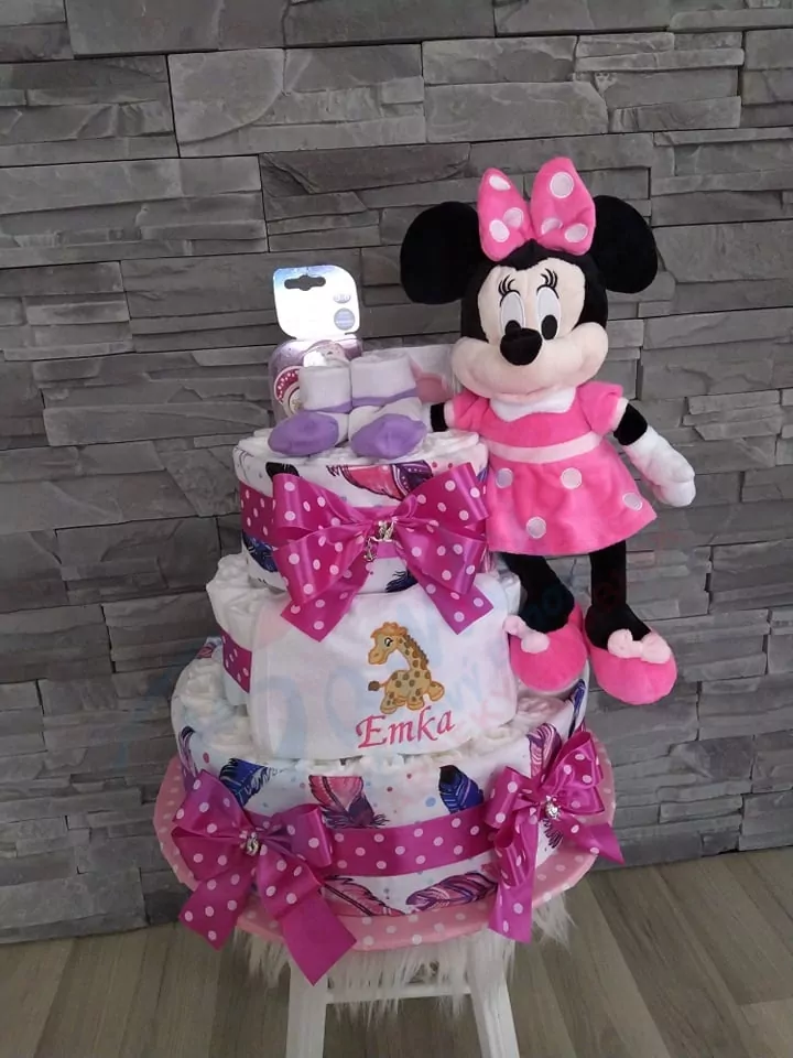 Maxi plienková torta + Flowers box pre mamičku